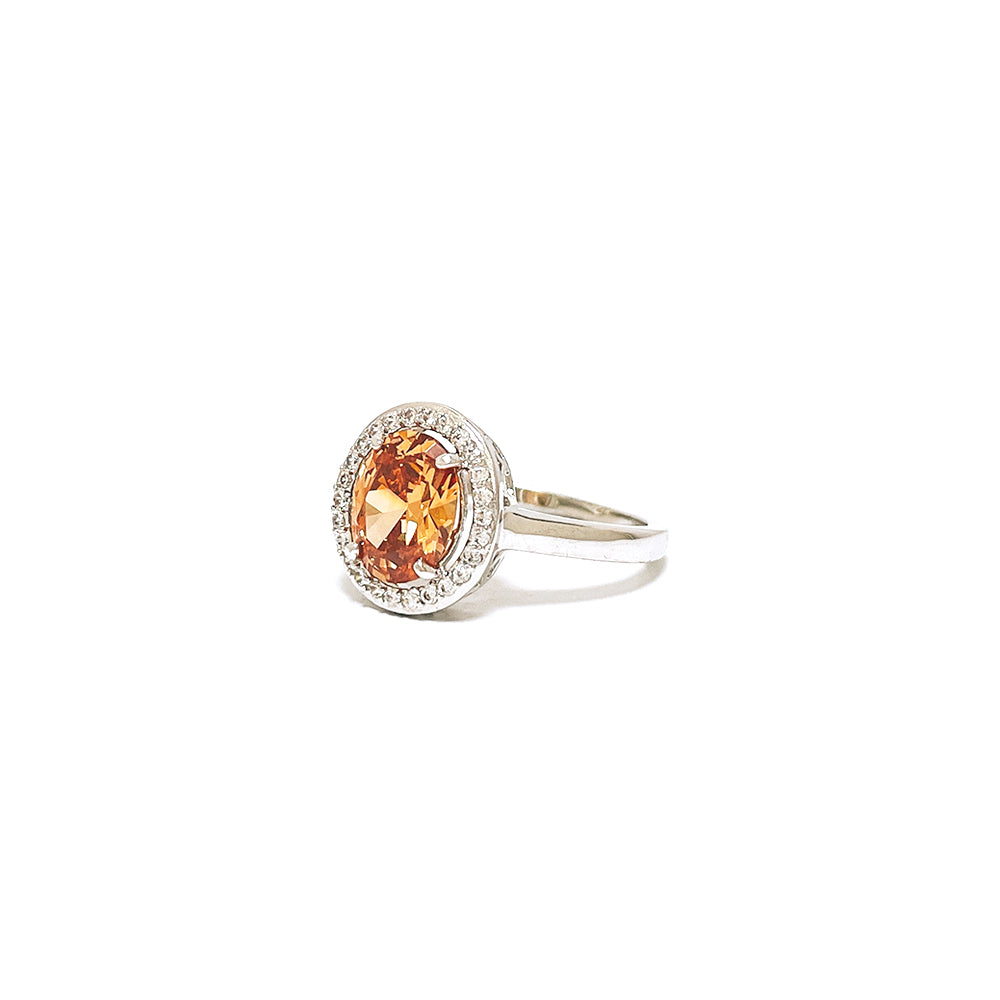 BMR23883CP - Oval Cut Halo - Engagemet Ring