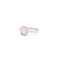BMR23922PK - 圓形切割光環 - 訂婚戒指