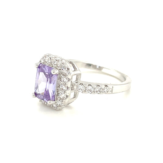 BMR40217CB - Radiant Cut Halo - Engagemet Ring