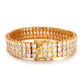 BMB60054 - Three Rows Of Clear Cz Bracelet - Bracelet