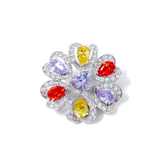 BMC60214 - Mix Color Petal - Brooch