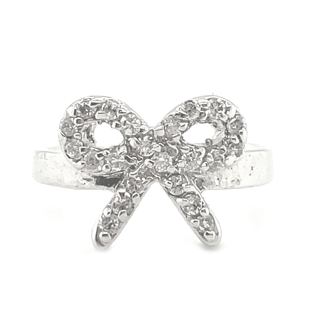 SR63144 - Bow Tie - Delicate Ring