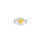 BMR75051YL - Heart Halo - Engagemet Ring