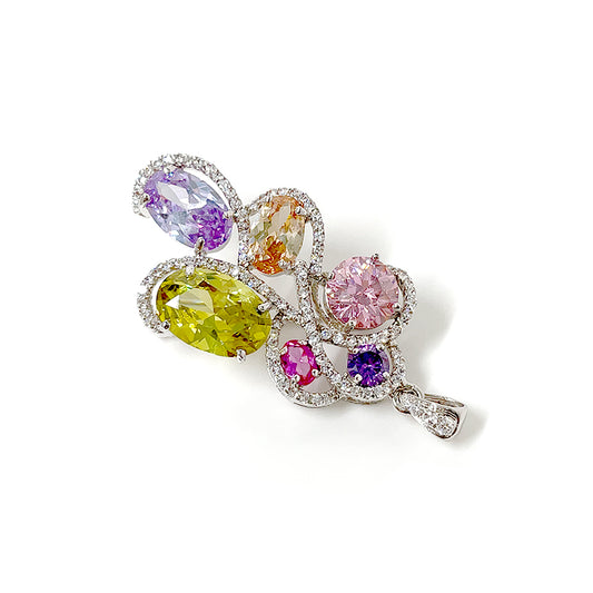 BMC80105 - Colorful Leaf - Brooch