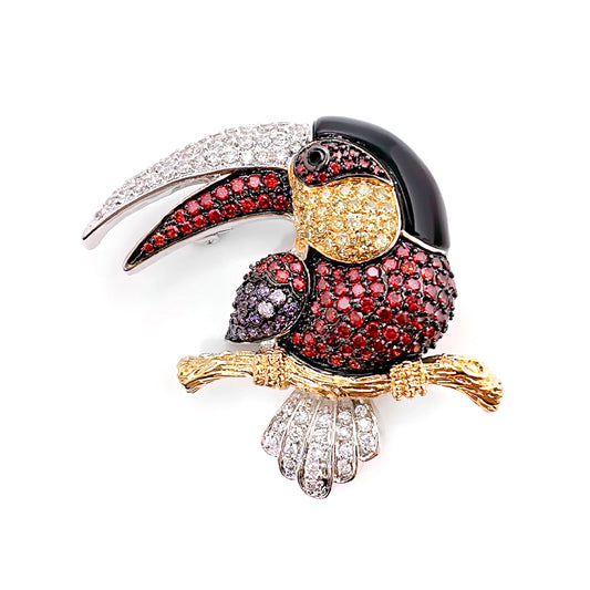BMC80109 - Color Toucan - Brooch