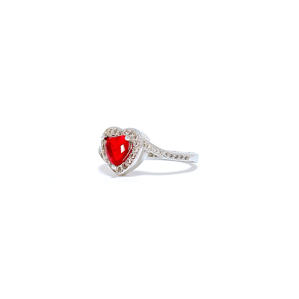 BMR84631RD - Heart Halo - Engagemet Ring