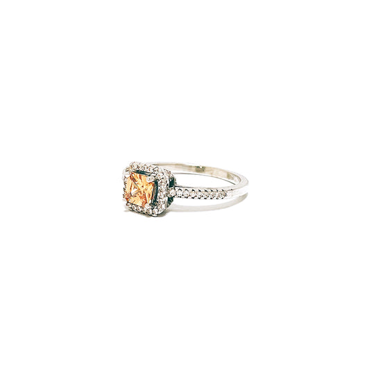 BMR84713CP - Princess Cut Halo - Engagemet Ring