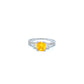 BMR84715YL - Round Cut Triple Contrast - Engagemet Ring