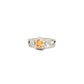 BMR84725CP - 圓形切割編織戒指 - 訂婚戒指