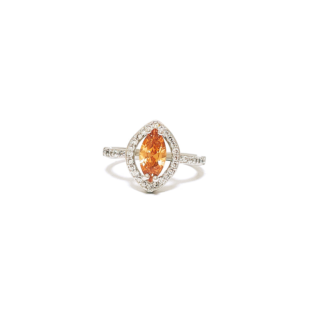 BMR84742CP - Marquise Cut Halo - Engagemet Ring