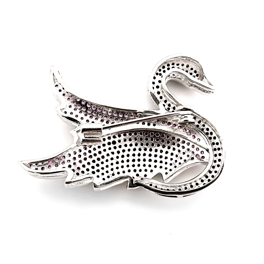 BMC88118 - Swan - Brooch