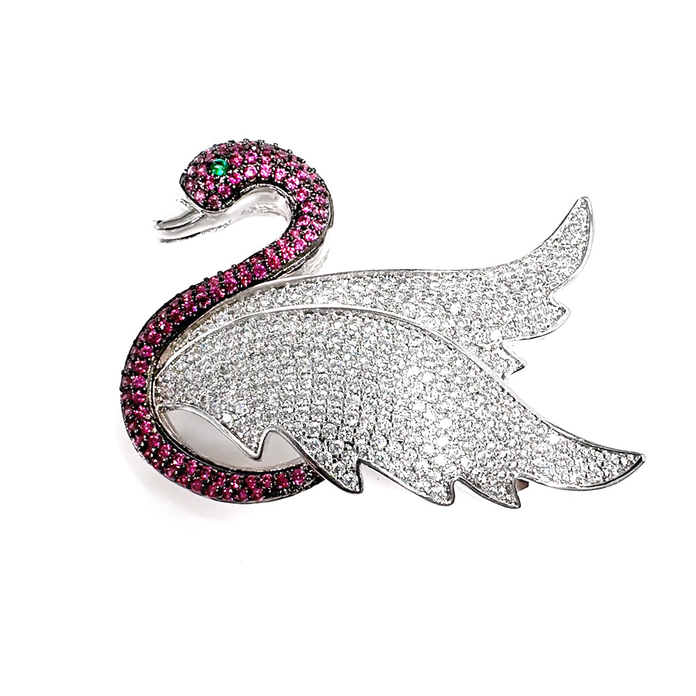 BMC88118 - Swan - Brooch